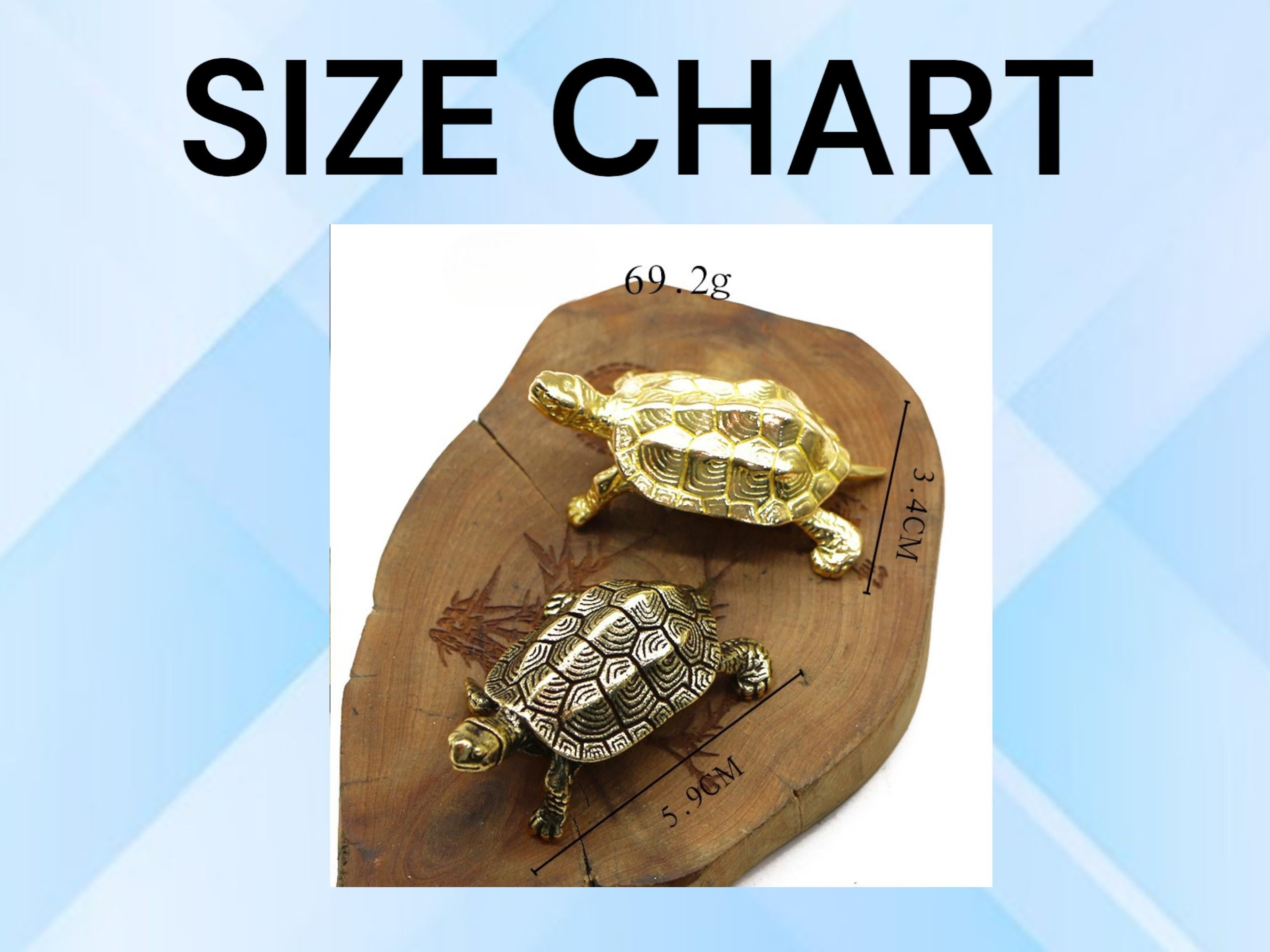 Antique Brass Turtle Figurine, Vintage Miniature Tortoise Statue, Lucky Feng Shui Office Decor