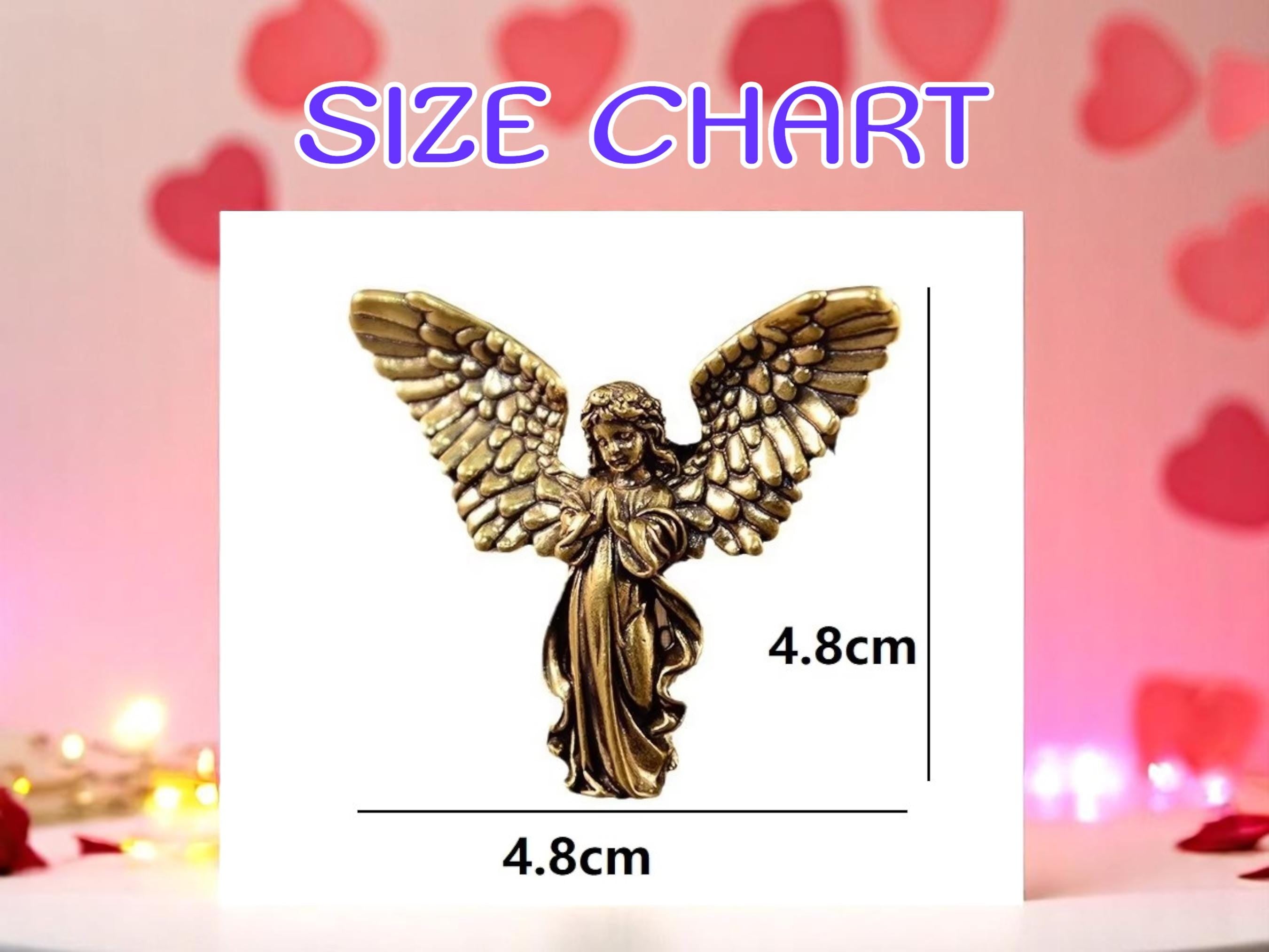 Brass Cupid Angel Statue, Handmade Angel Decor, Retro Love Figurine, Romantic Gift