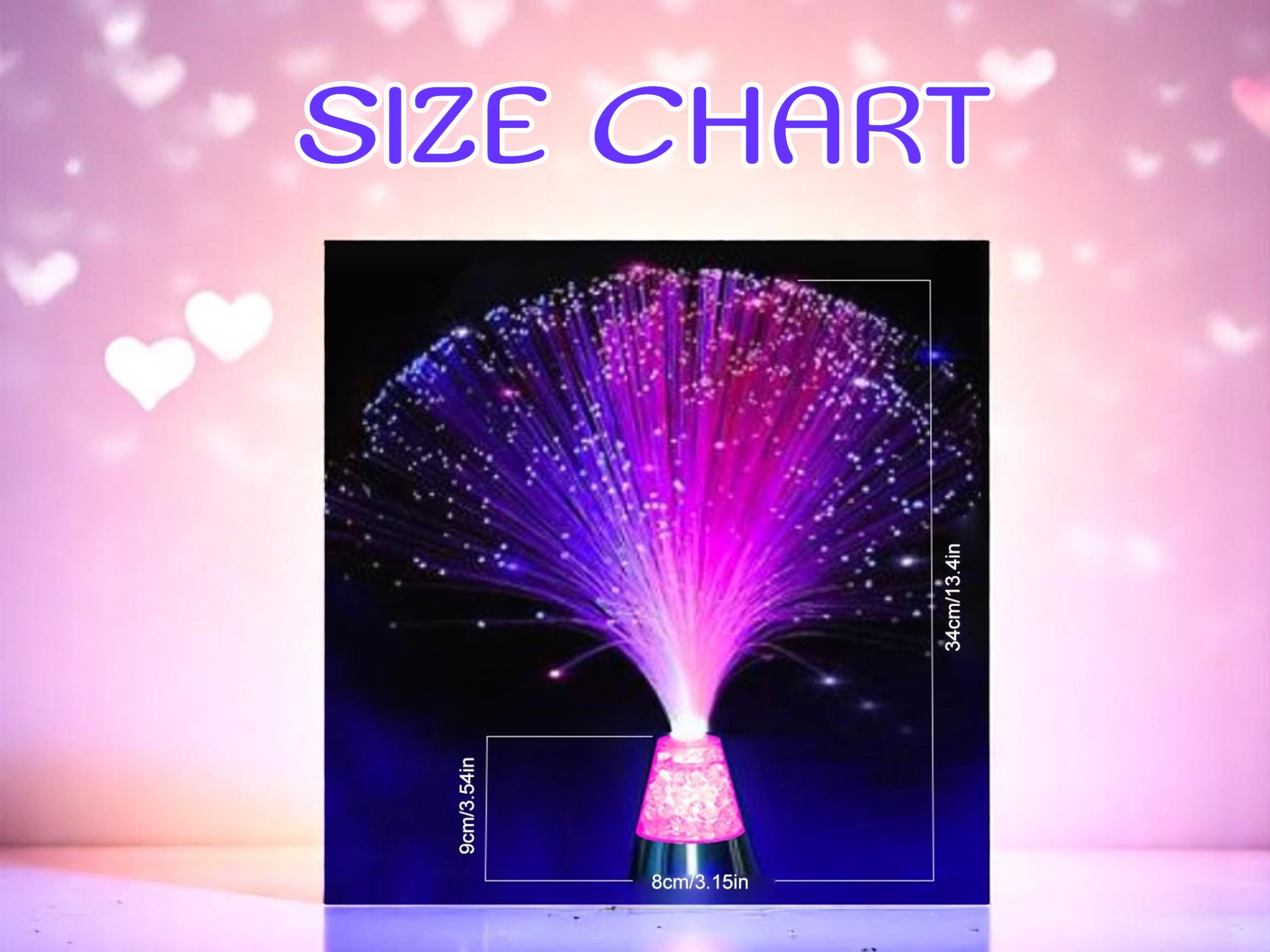 LED Fiber Optic Lamp, Starry Sky Night Light, Firework Table Decor, Christmas Gift