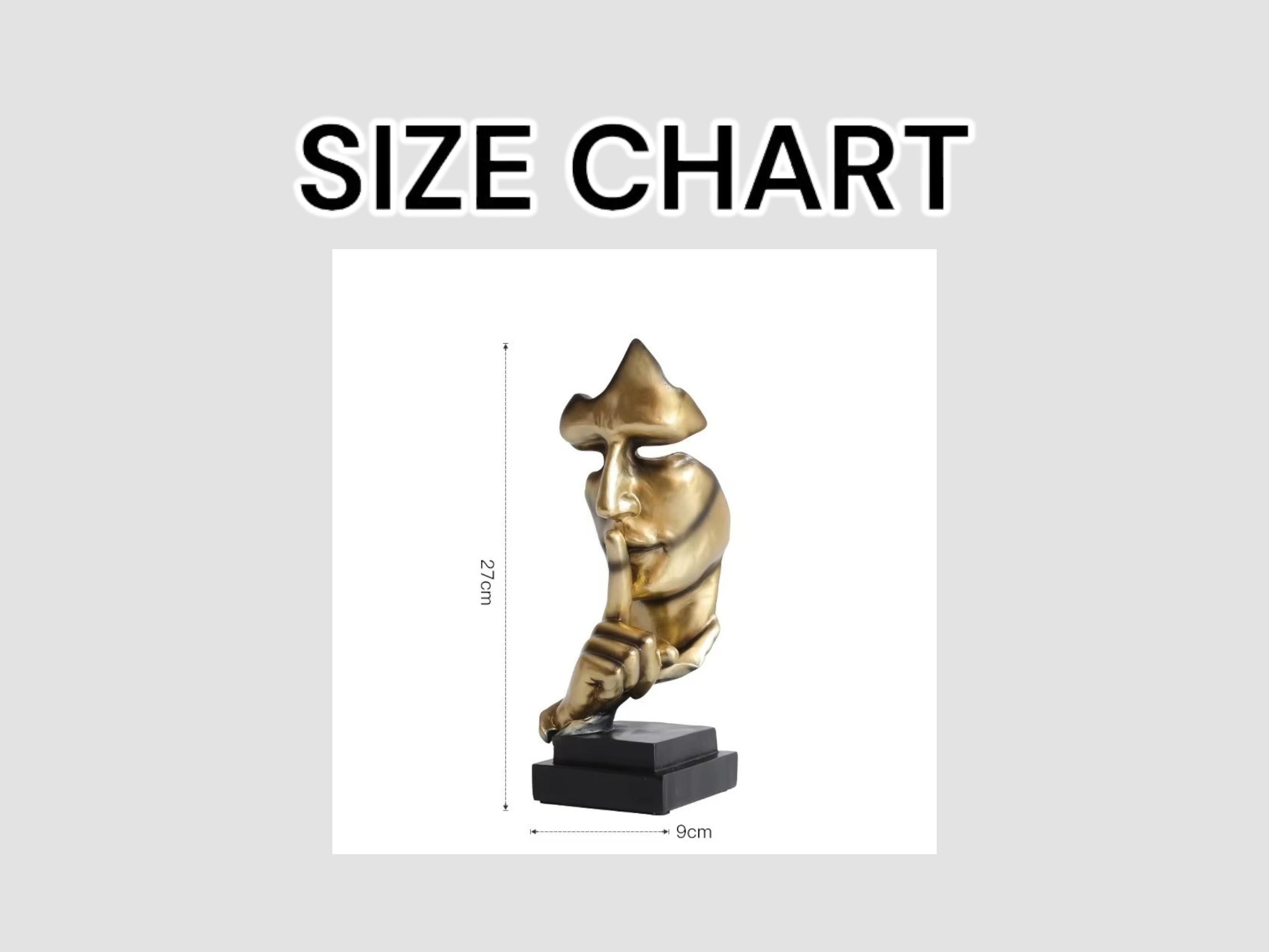 Abstract Face Sculpture, Modern Resin Statue, Minimalist Art Decor for Home