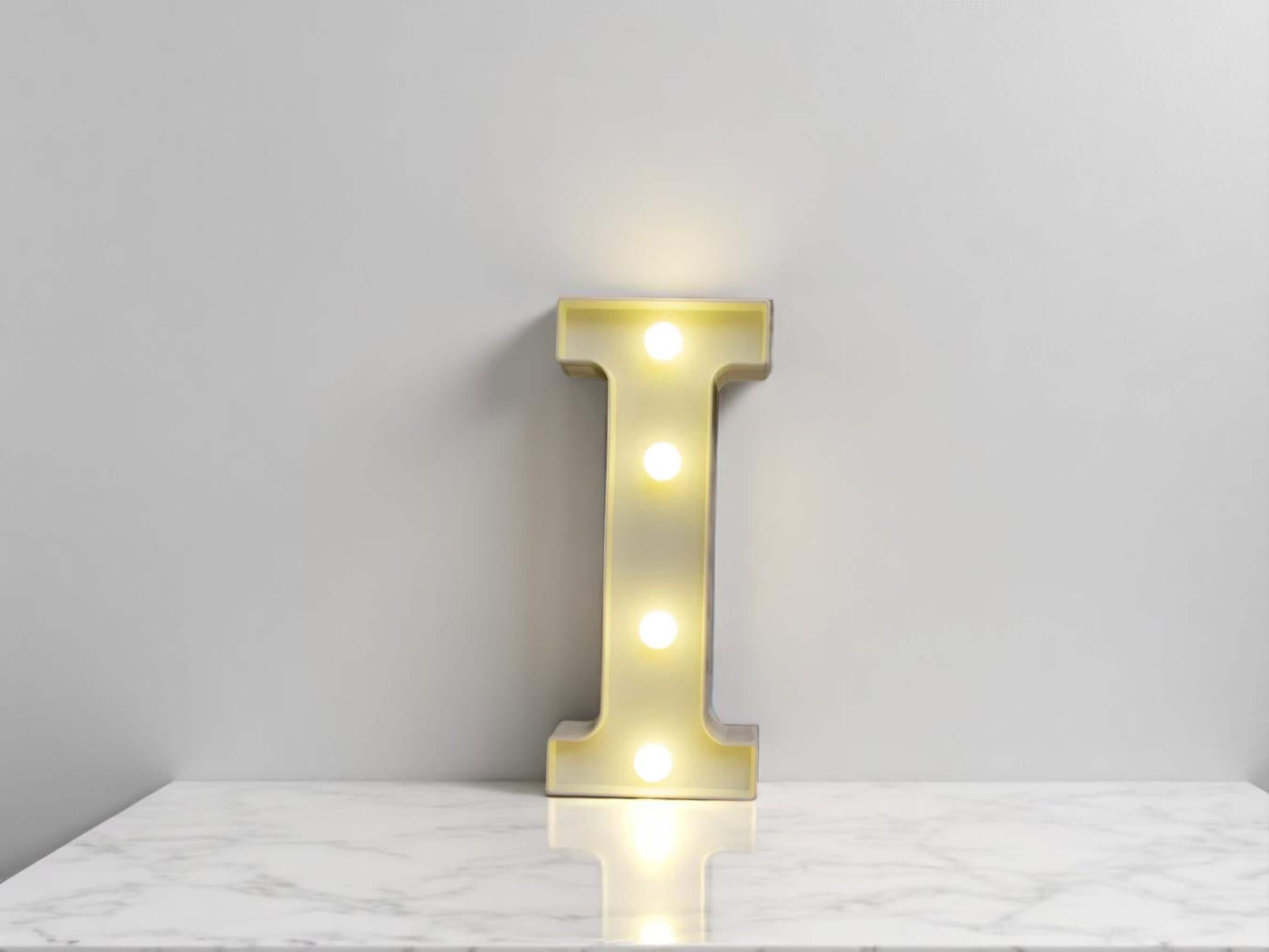 LED Alphabet Letter Light, Battery Night Light for Home Decor, Party Wedding Gift