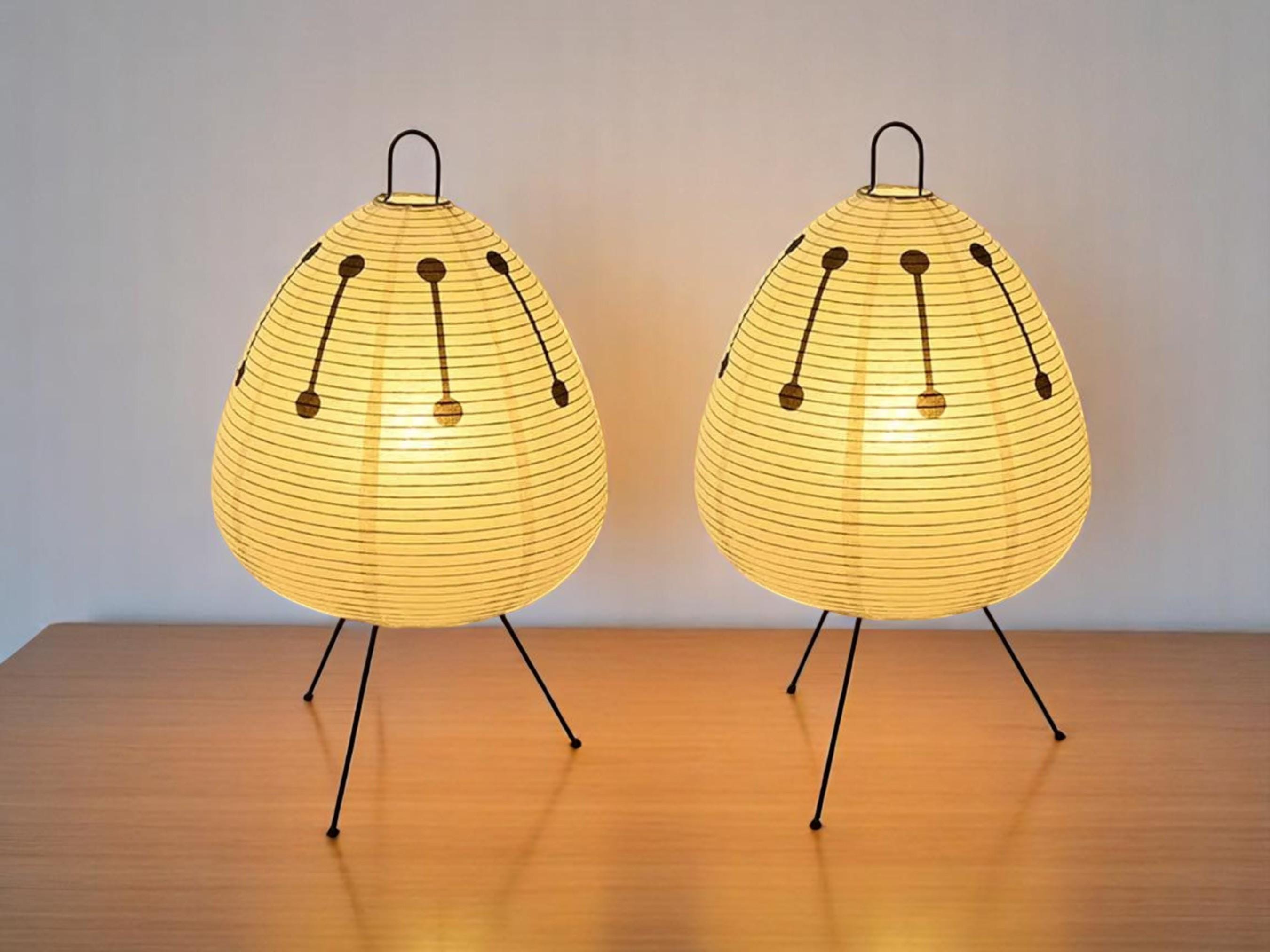 Modern Paper Lantern Table Lamp, Cozy LED Night Light, Minimalist Bedroom Decor Lighting