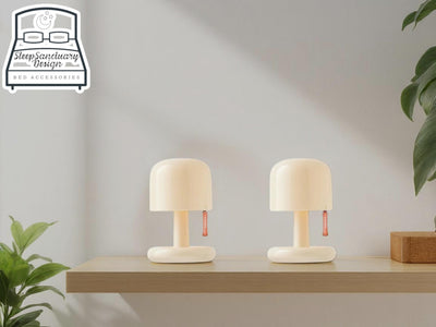 Mushroom LED Night Light, USB Rechargeable Bedside Lamp, Home Decor