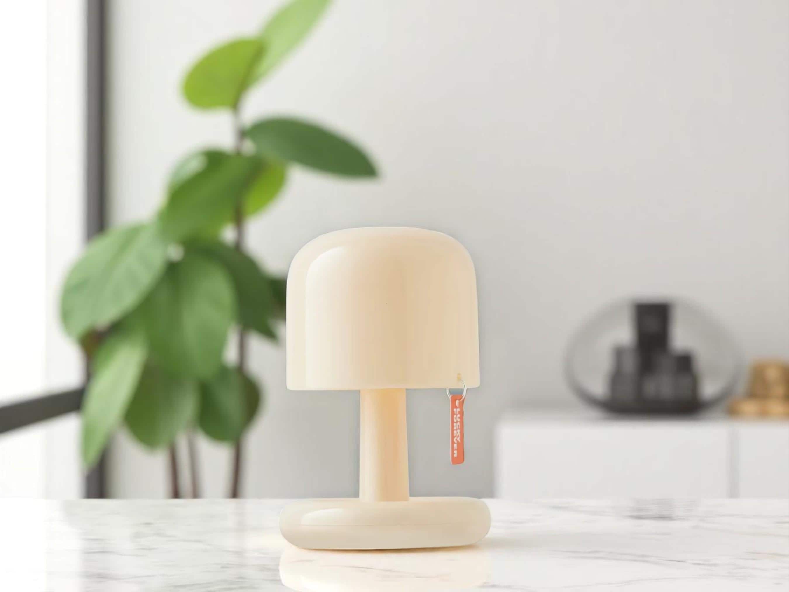 Mushroom LED Night Light, USB Rechargeable Bedside Lamp, Home Decor