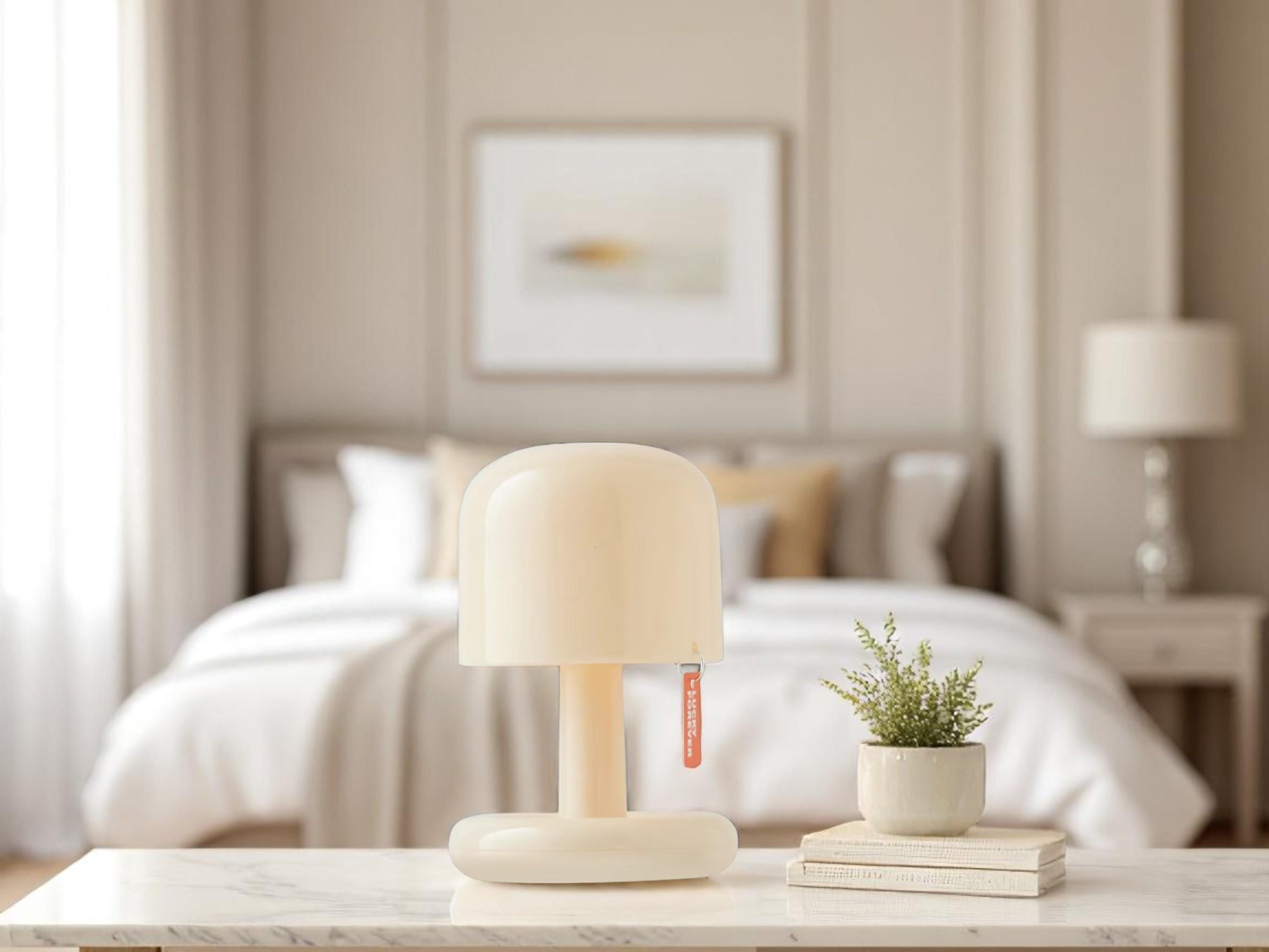 Mushroom LED Night Light, USB Rechargeable Bedside Lamp, Home Decor